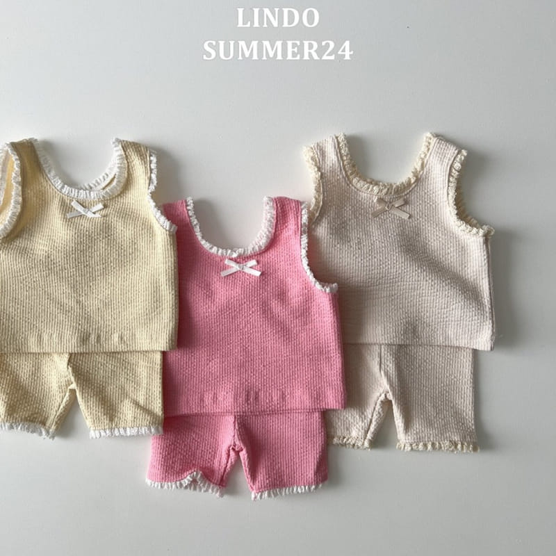 Lindo - Korean Children Fashion - #childrensboutique - Jenny Frill Top Bottom Set - 4