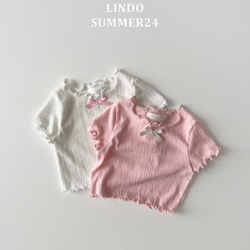 Lindo - Korean Children Fashion - #designkidswear - Bebe Ribbon Tee - 4