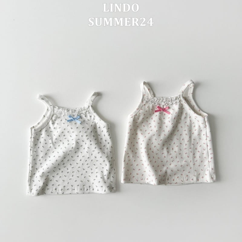 Lindo - Korean Children Fashion - #discoveringself - Cuty Ribbon Sleeveless Tee - 8