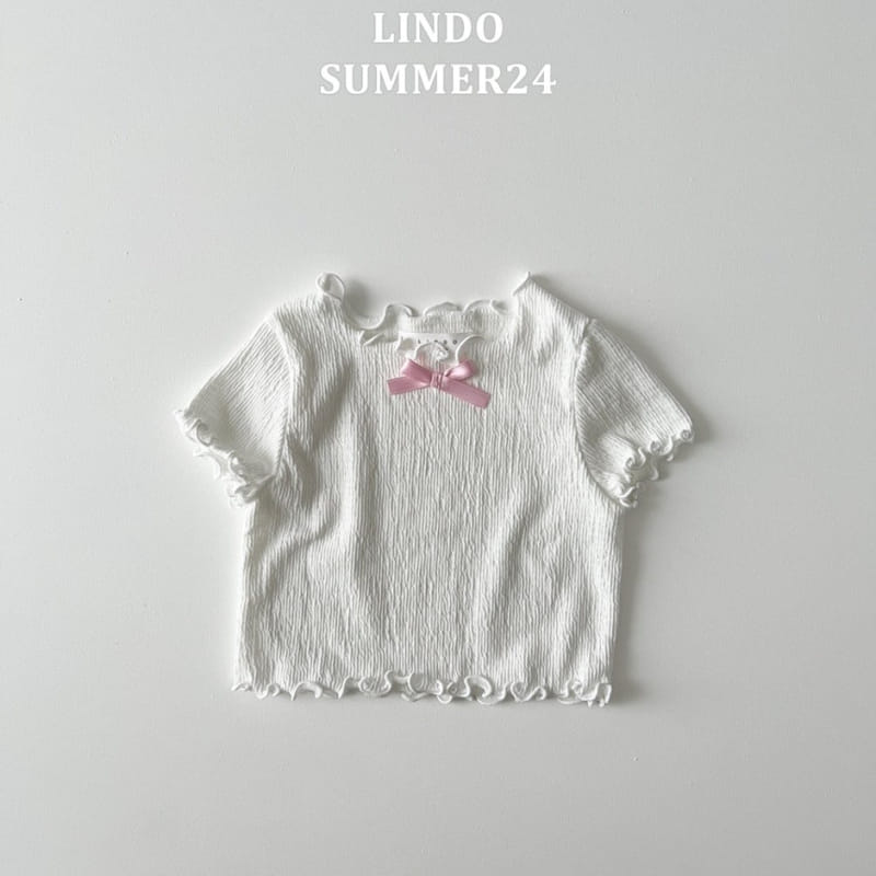 Lindo - Korean Children Fashion - #fashionkids - Bebe Ribbon Tee - 5