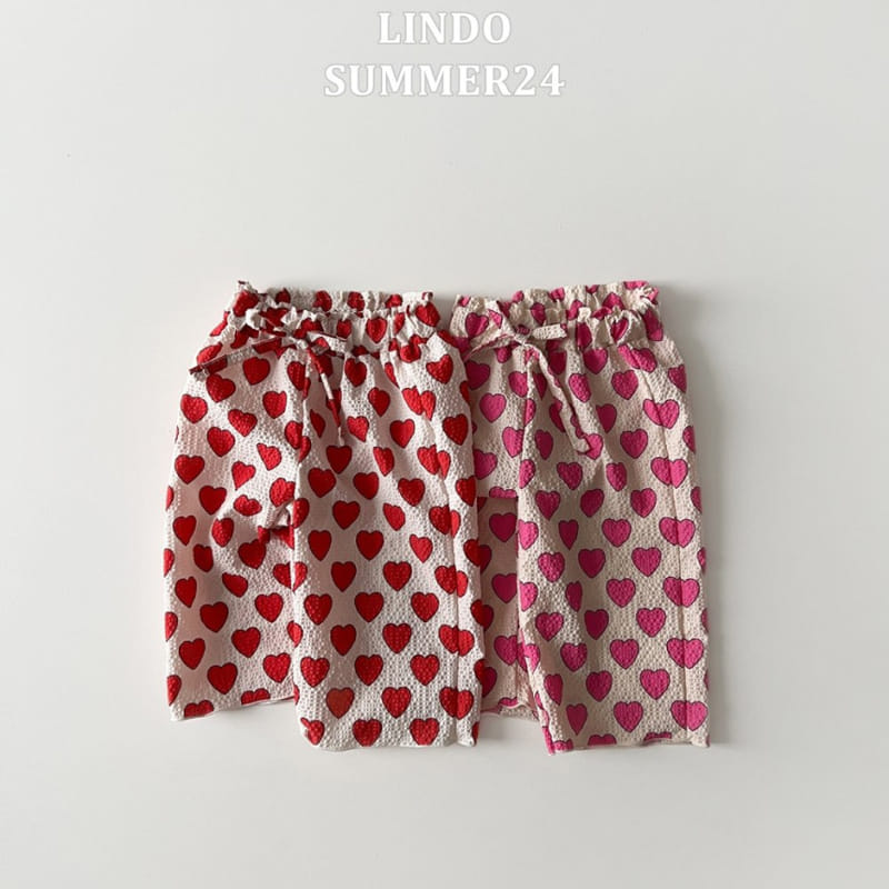 Lindo - Korean Children Fashion - #fashionkids - Heart Summer Pants - 2