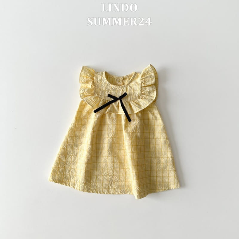 Lindo - Korean Children Fashion - #kidsshorts - Square Frill One-Piece - 5