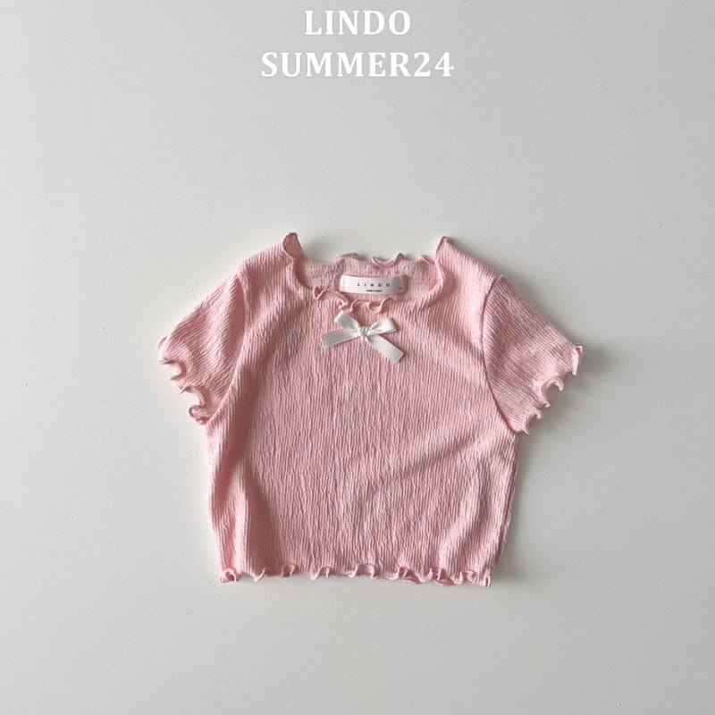 Lindo - Korean Children Fashion - #kidsshorts - Bebe Ribbon Tee - 6