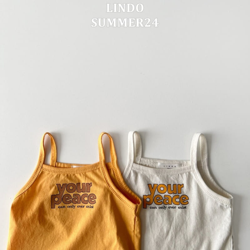 Lindo - Korean Children Fashion - #kidsshorts - Your Peace Sleeveless Tee - 4