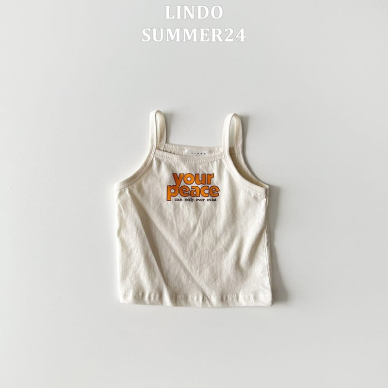 Lindo - Korean Children Fashion - #kidzfashiontrend - Your Peace Sleeveless Tee - 5