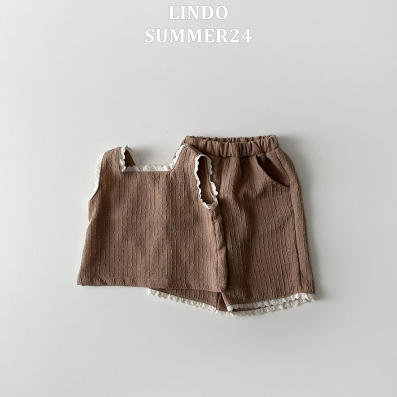 Lindo - Korean Children Fashion - #kidzfashiontrend - Lindsey Lace Top Bottom Set - 5