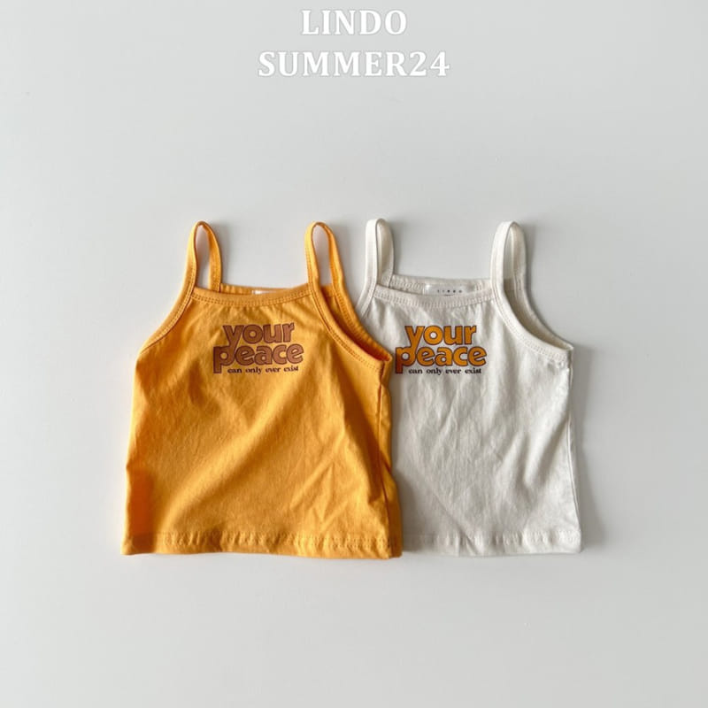 Lindo - Korean Children Fashion - #littlefashionista - Your Peace Sleeveless Tee - 7