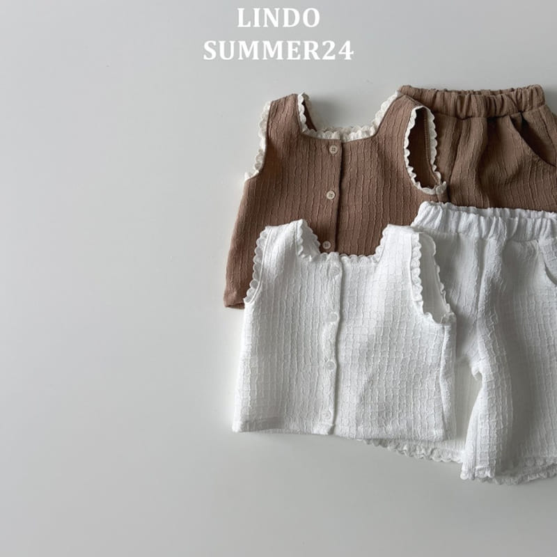 Lindo - Korean Children Fashion - #littlefashionista - Lindsey Lace Top Bottom Set - 7