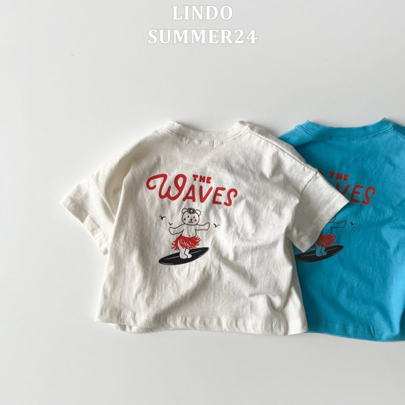 Lindo - Korean Children Fashion - #magicofchildhood - Wave Bear Tee - 5