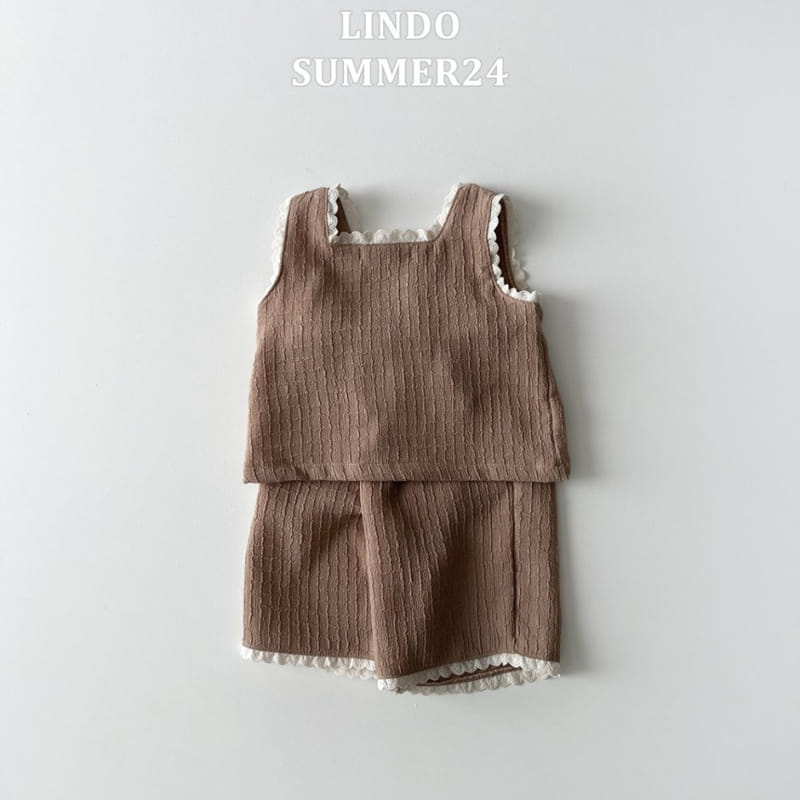 Lindo - Korean Children Fashion - #magicofchildhood - Lindsey Lace Top Bottom Set - 8