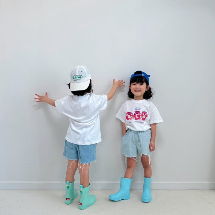 Little Rabbit - Korean Children Fashion - #childofig - Three L Tee With Mom Long Tee - 3