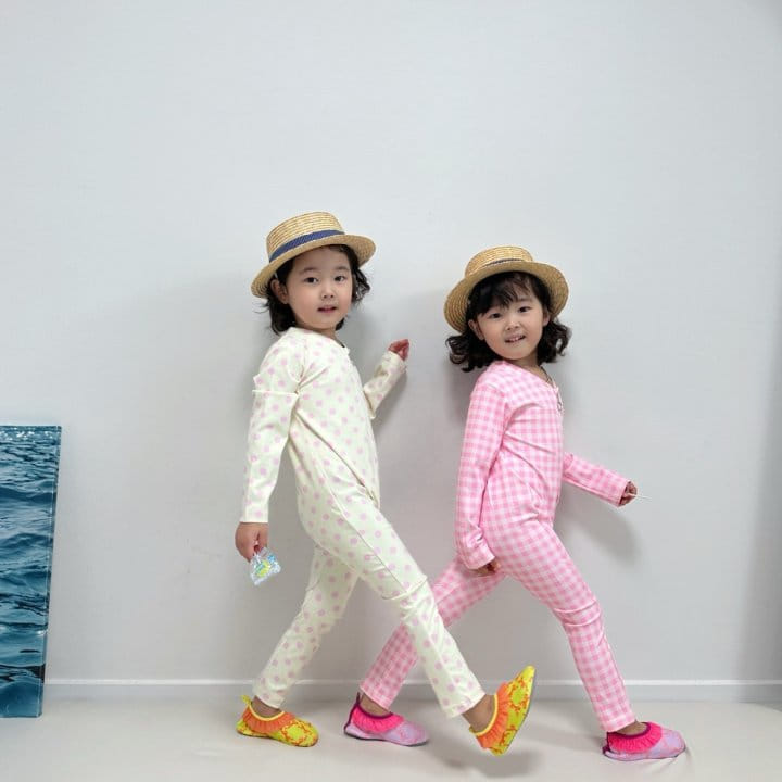 Little Rabbit - Korean Children Fashion - #designkidswear - Ribbon Rash Guard  - 8