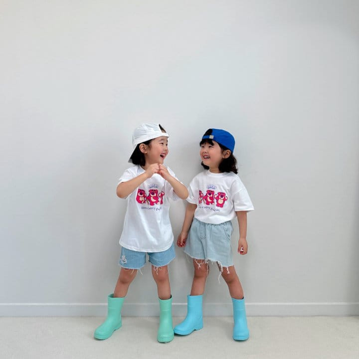 Little Rabbit - Korean Children Fashion - #designkidswear - Three L Tee With Mom Long Tee - 5