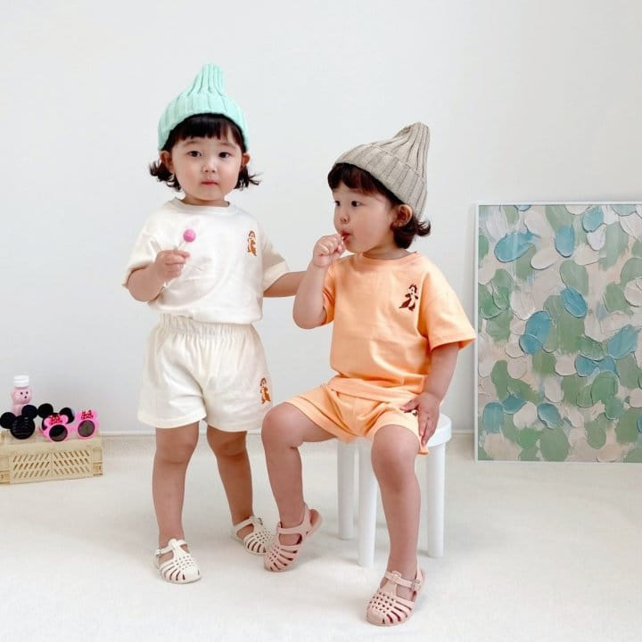 Little Rabbit - Korean Children Fashion - #discoveringself - Simple Top Bottom Set - 7