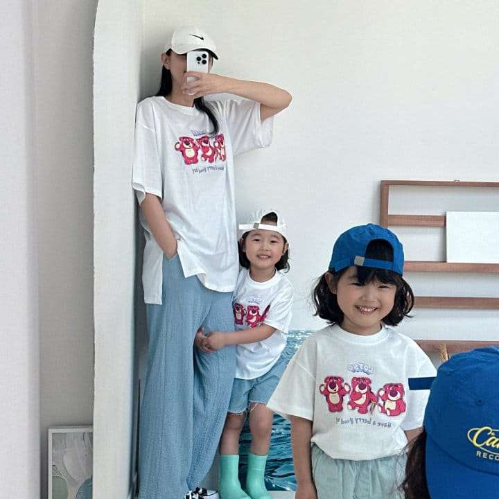 Little Rabbit - Korean Children Fashion - #discoveringself - Three L Tee With Mom Long Tee - 6