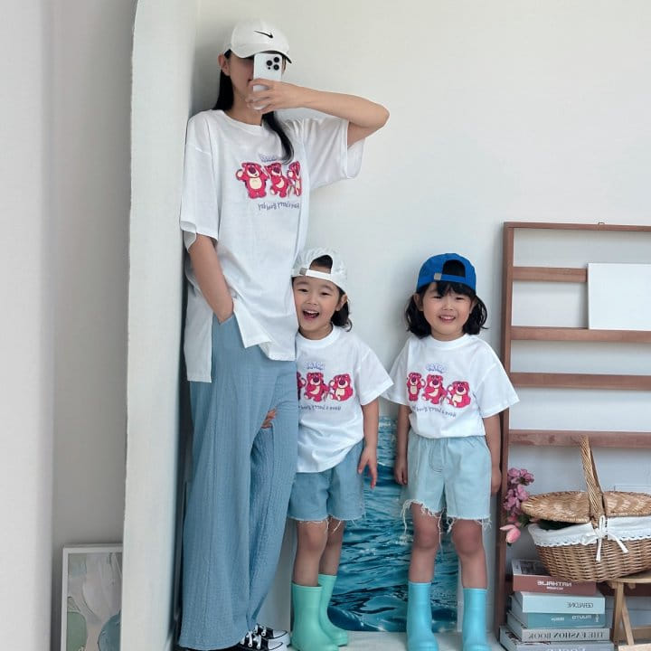 Little Rabbit - Korean Children Fashion - #fashionkids - Three L Tee With Mom Long Tee - 7