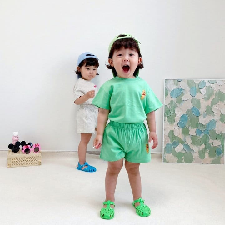 Little Rabbit - Korean Children Fashion - #kidsstore - Simple Top Bottom Set - 10