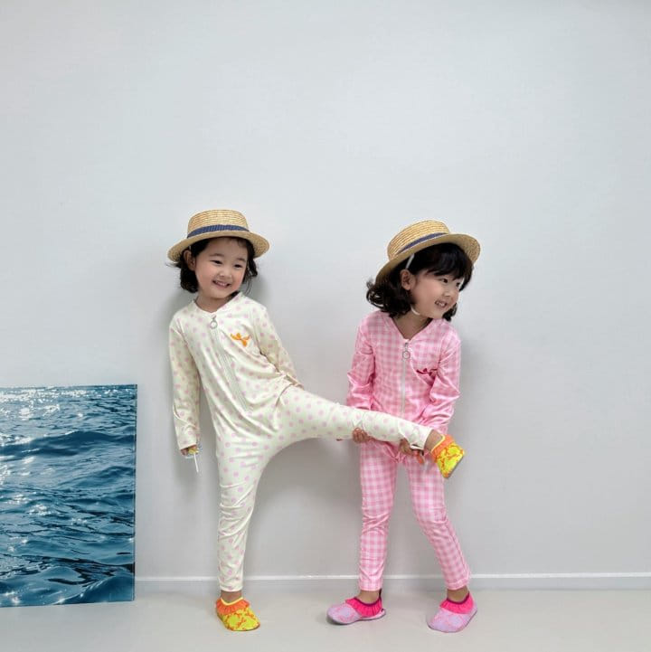 Little Rabbit - Korean Children Fashion - #stylishchildhood - Ribbon Rash Guard  - 5