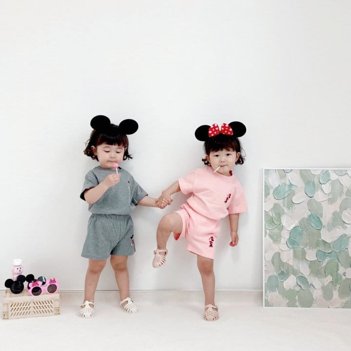 Little Rabbit - Korean Children Fashion - #stylishchildhood - Simple Top Bottom Set - 3