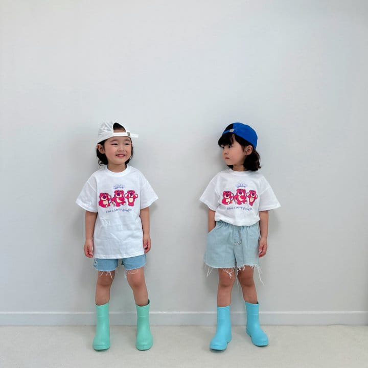 Little Rabbit - Korean Children Fashion - #stylishchildhood - Three L Tee With Mom Long Tee - 2