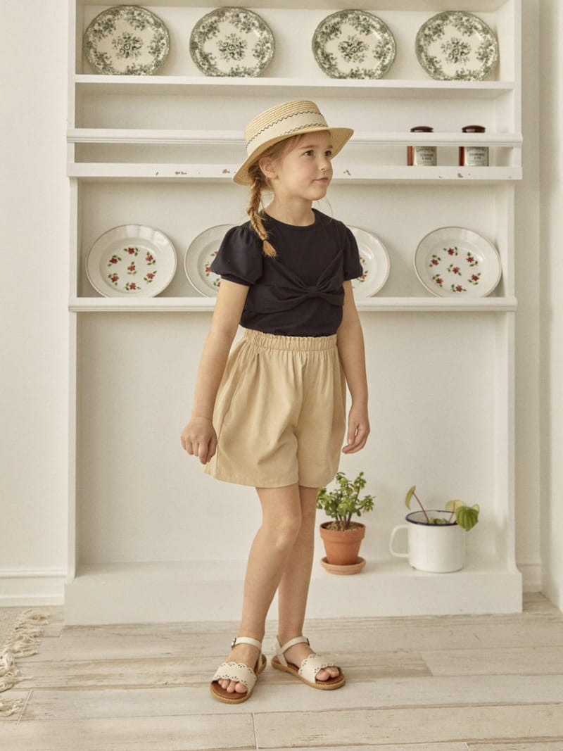 Lolobole - Korean Children Fashion - #childrensboutique - Puff Ribbon Tee - 11