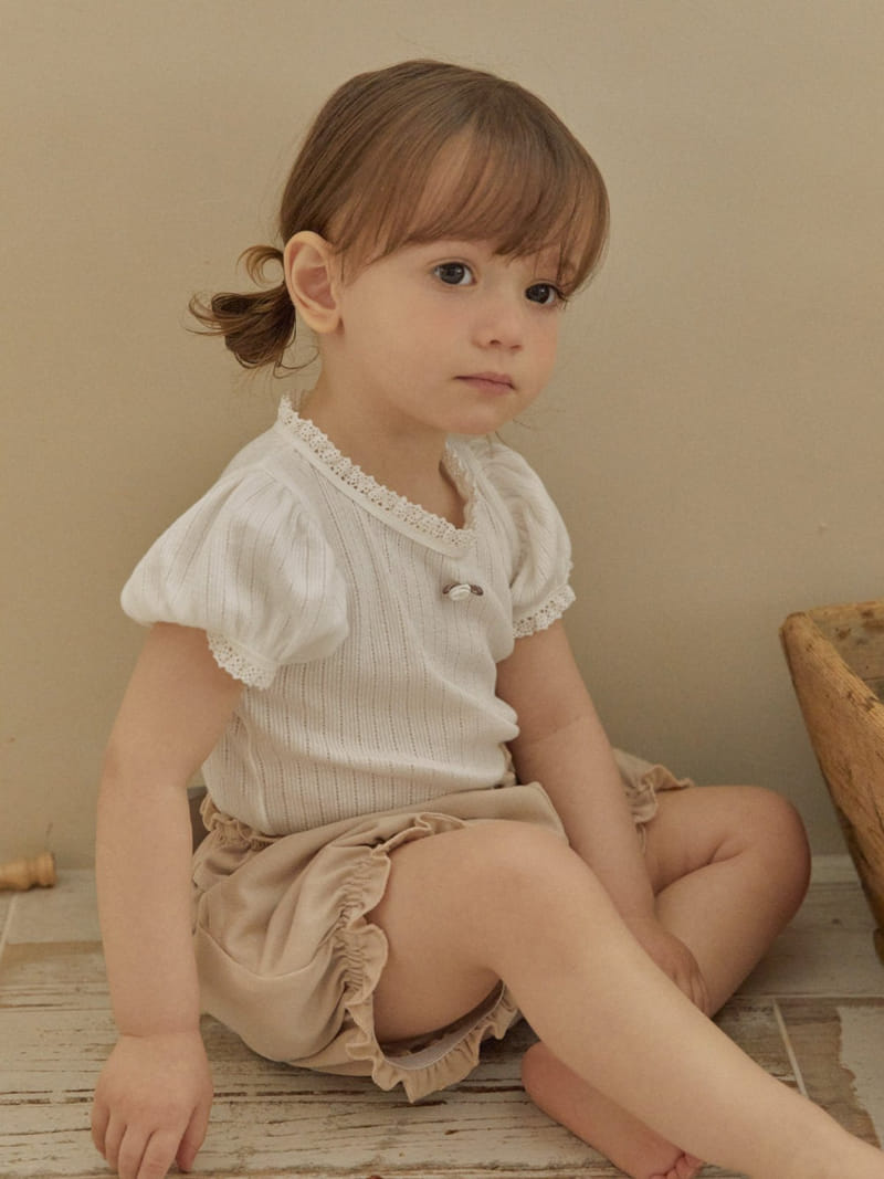 Lolobole - Korean Children Fashion - #discoveringself - Eyelet Flower Tee - 3