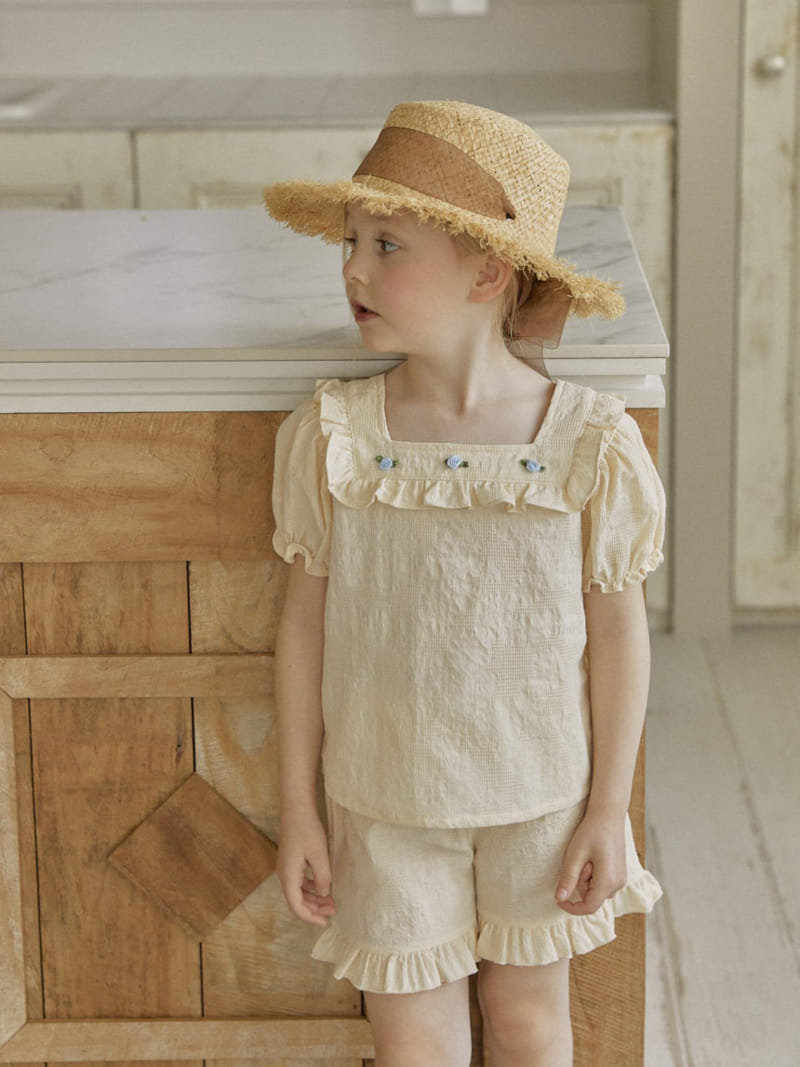 Lolobole - Korean Children Fashion - #discoveringself - Rose Frill Blouse - 6