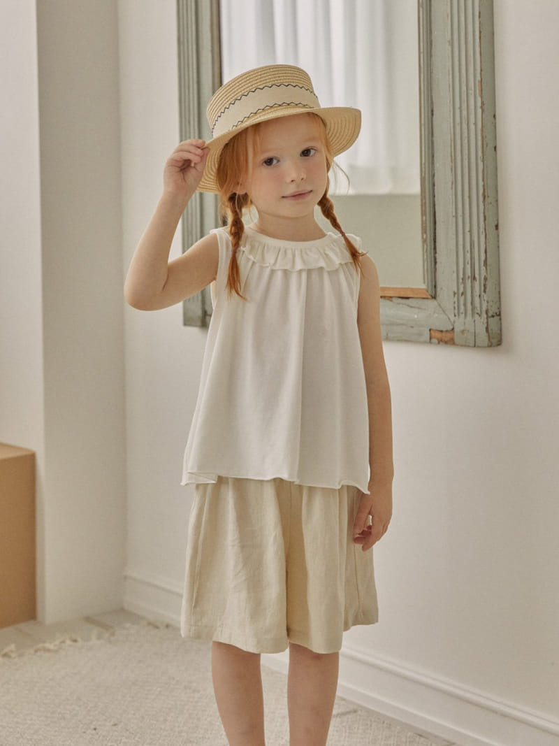 Lolobole - Korean Children Fashion - #kidzfashiontrend - Big Ribbon Sleeveless Tee - 10