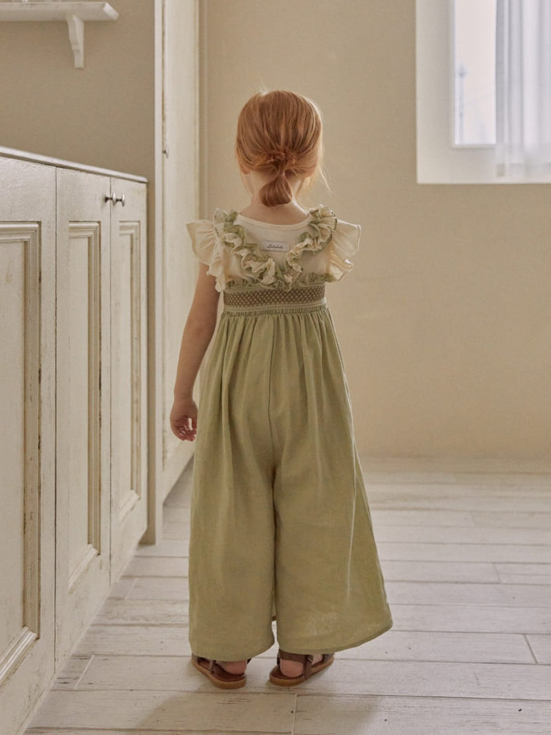 Lolobole - Korean Children Fashion - #magicofchildhood - Anne Smoke Jumpsuit - 5