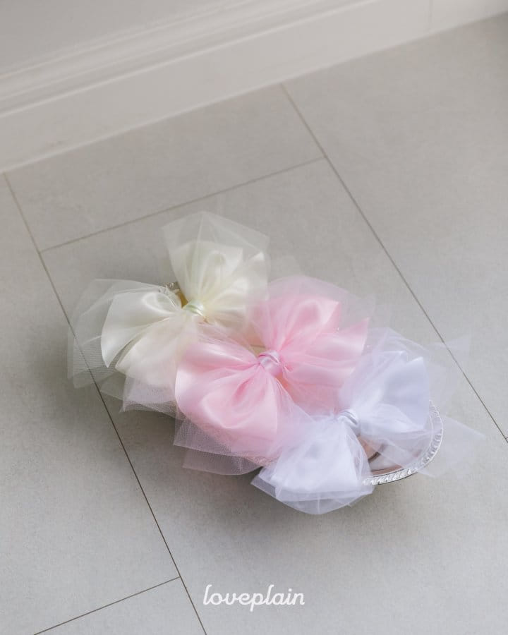 Loveplain - Korean Children Fashion - #minifashionista - Mesh Ribbon Hair Clip  - 2