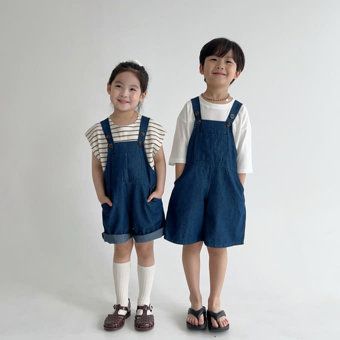 Made Studio - Korean Children Fashion - #Kfashion4kids - Dungarees Pants