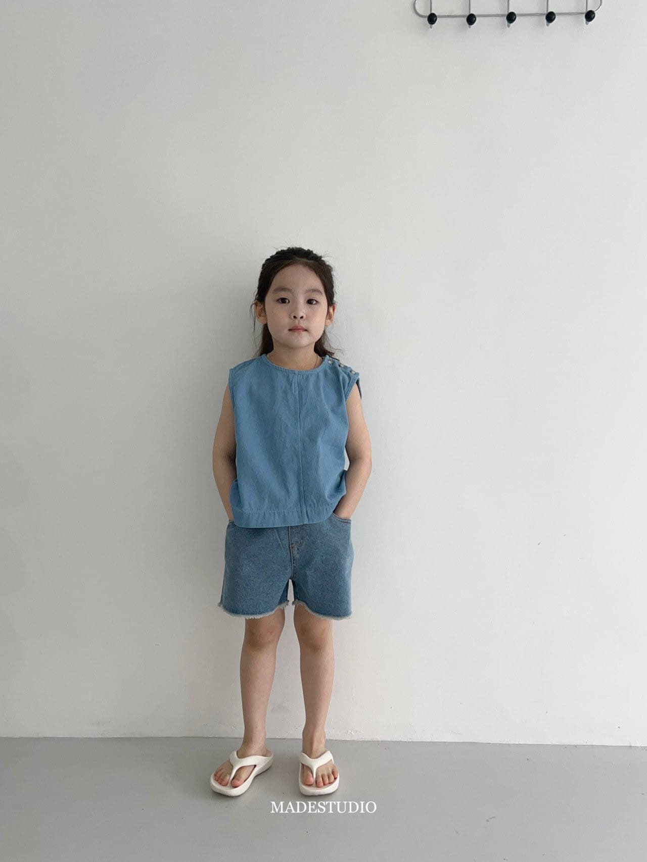 Made Studio - Korean Children Fashion - #childrensboutique - Dneim Tassel Shorts - 6