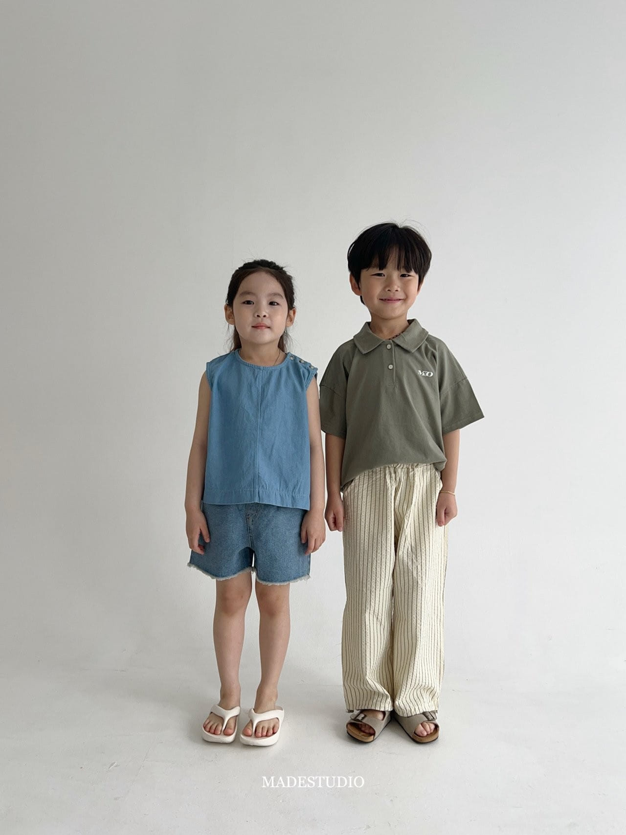 Made Studio - Korean Children Fashion - #designkidswear - Dneim Tassel Shorts - 7