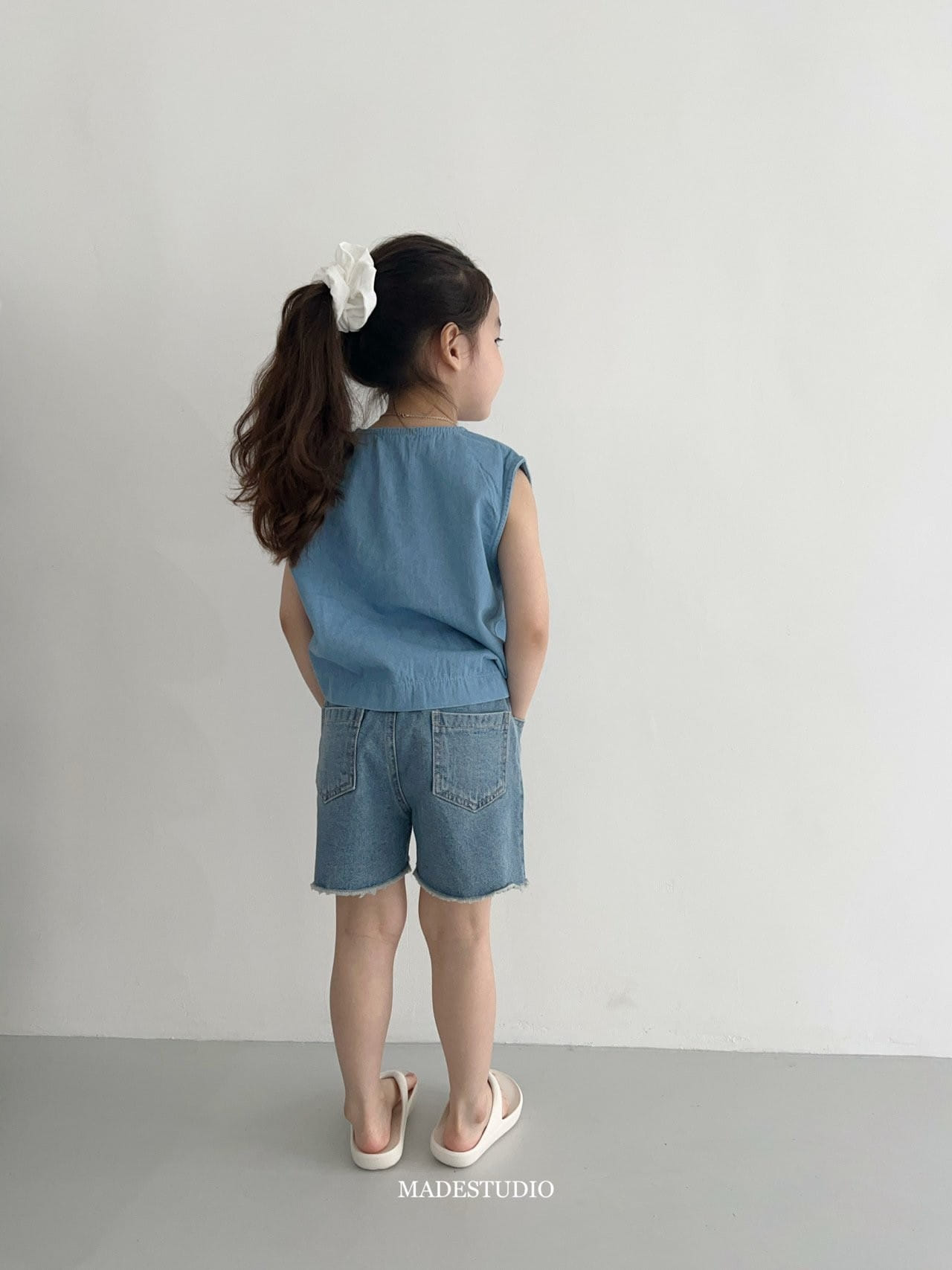 Made Studio - Korean Children Fashion - #fashionkids - Dneim Tassel Shorts - 9