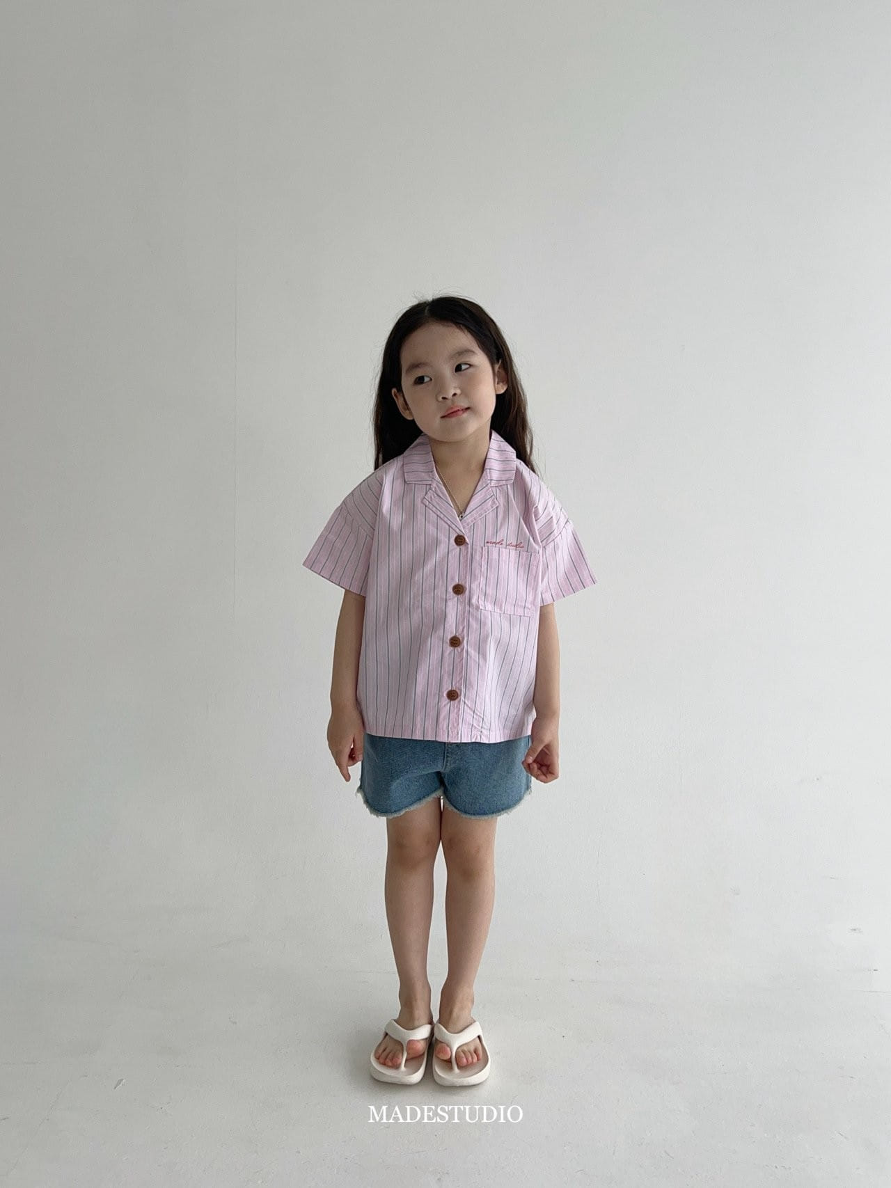 Made Studio - Korean Children Fashion - #fashionkids - Logo Shirt - 3