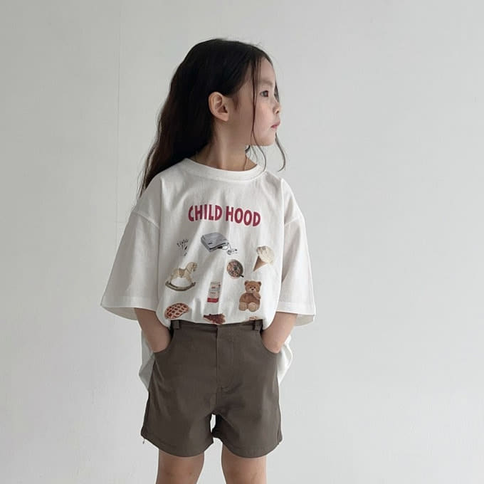 Made Studio - Korean Children Fashion - #kidsshorts - Sticker Tee