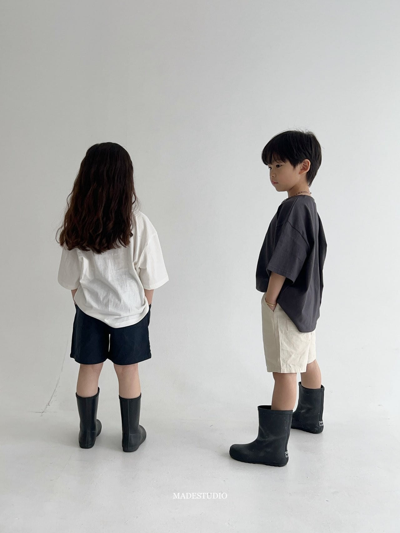 Made Studio - Korean Children Fashion - #kidsshorts - L C Pants - 6