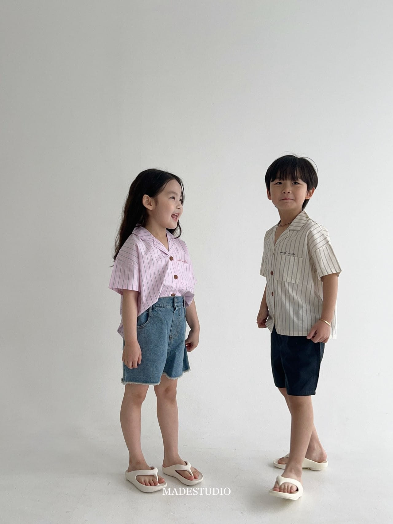 Made Studio - Korean Children Fashion - #kidsstore - Logo Shirt - 5