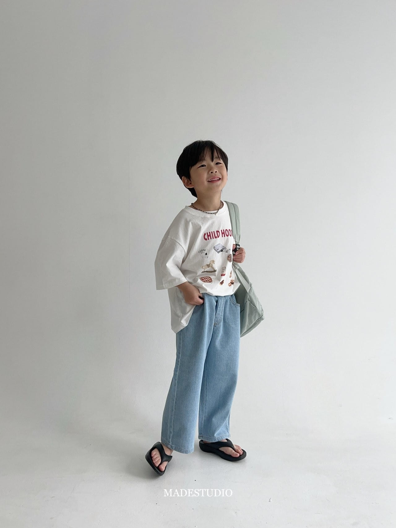 Made Studio - Korean Children Fashion - #kidzfashiontrend - Sticker Tee - 3