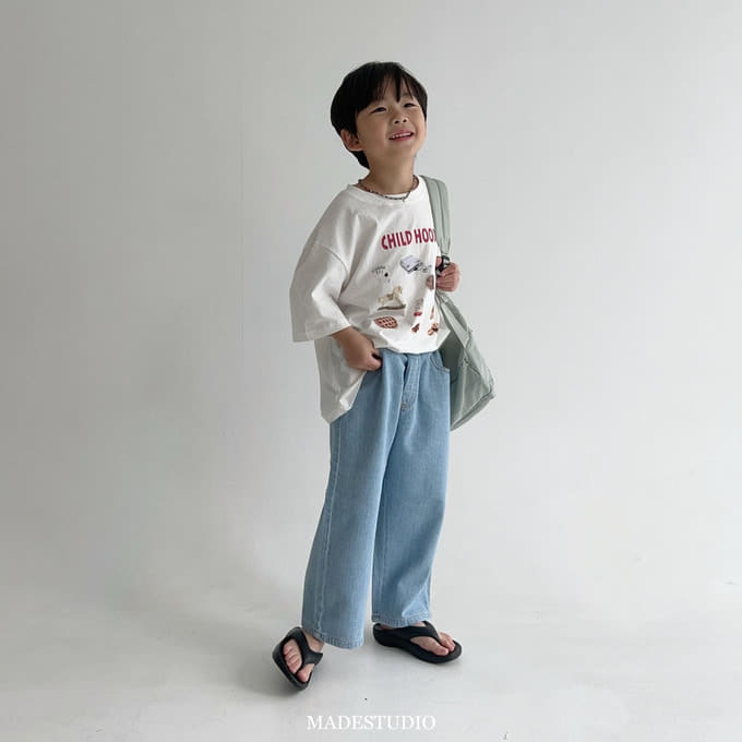 Made Studio - Korean Children Fashion - #kidzfashiontrend - Summer Denim Pants