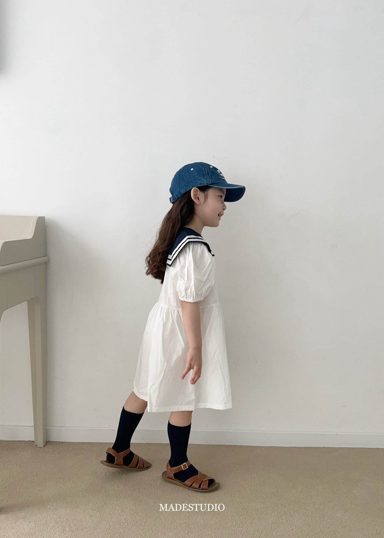 Made Studio - Korean Children Fashion - #littlefashionista - Denim Cap - 6