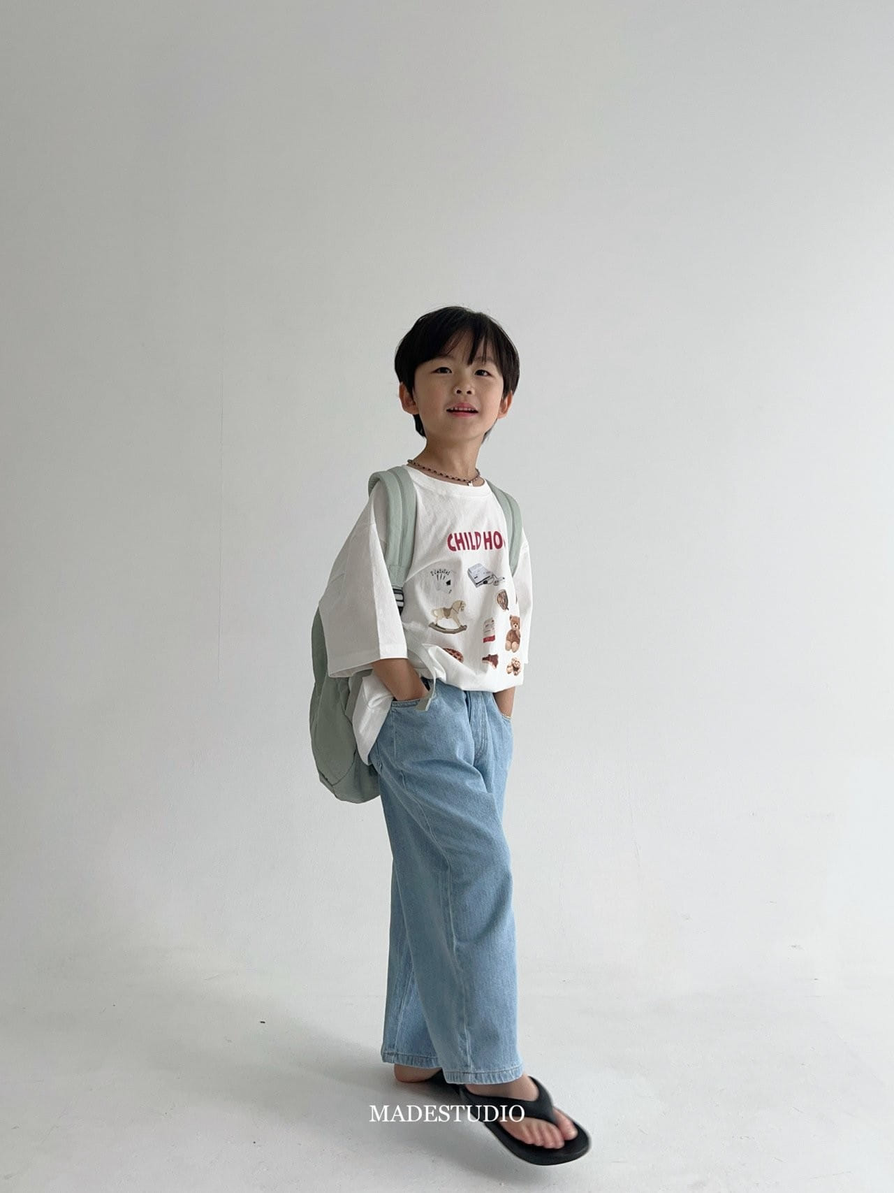 Made Studio - Korean Children Fashion - #littlefashionista - Sticker Tee - 5