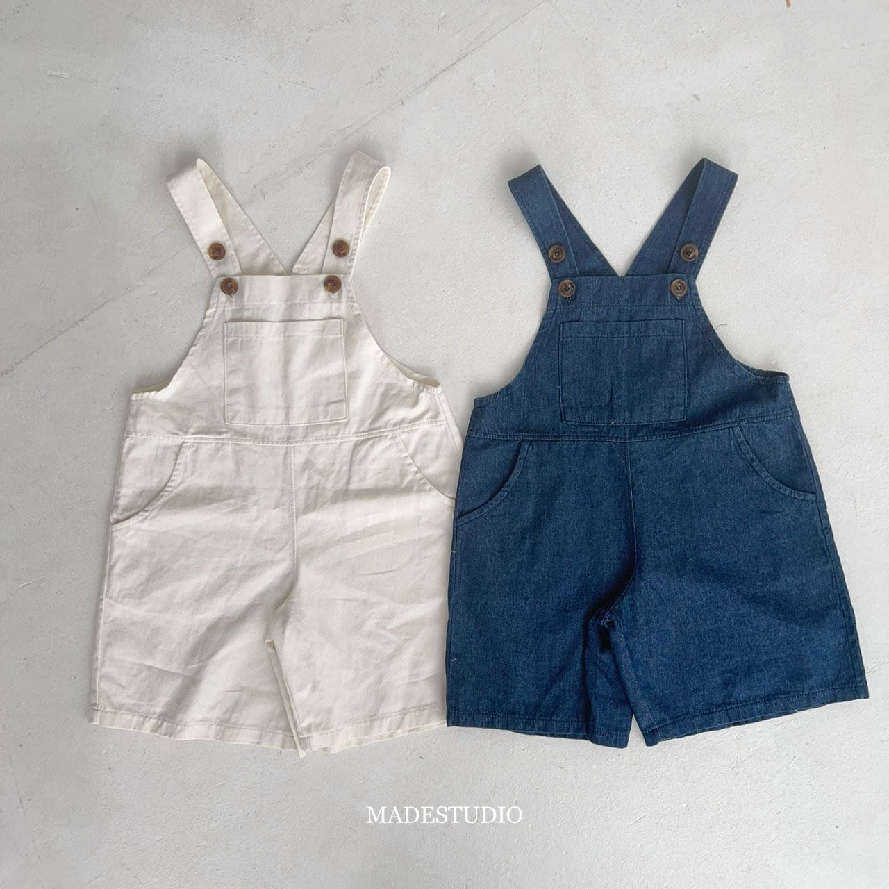 Made Studio - Korean Children Fashion - #littlefashionista - Dungarees Pants - 2