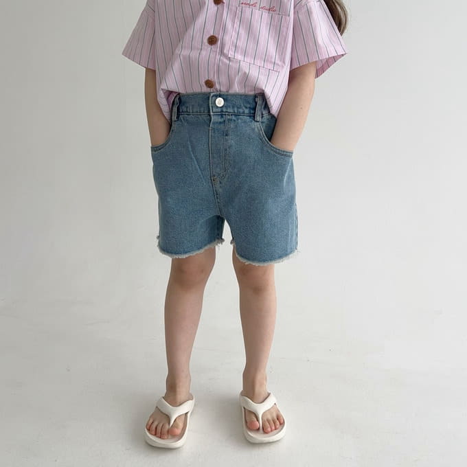 Made Studio - Korean Children Fashion - #magicofchildhood - Dneim Tassel Shorts