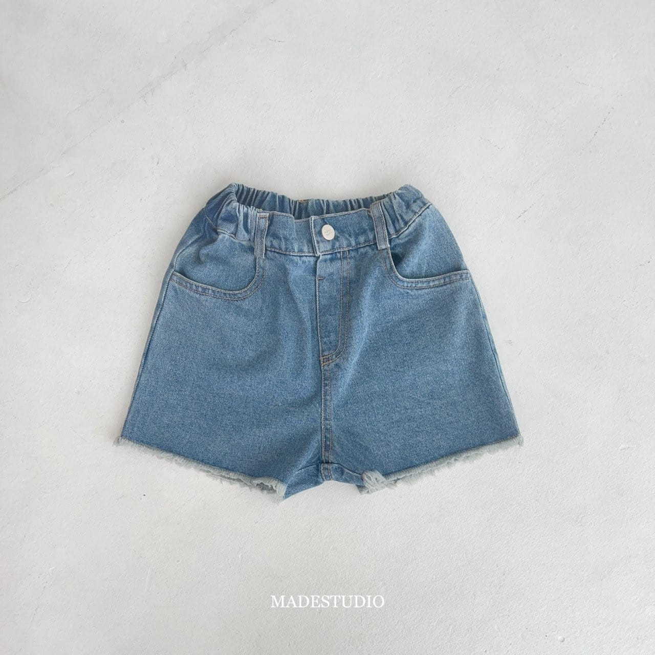 Made Studio - Korean Children Fashion - #minifashionista - Dneim Tassel Shorts - 2