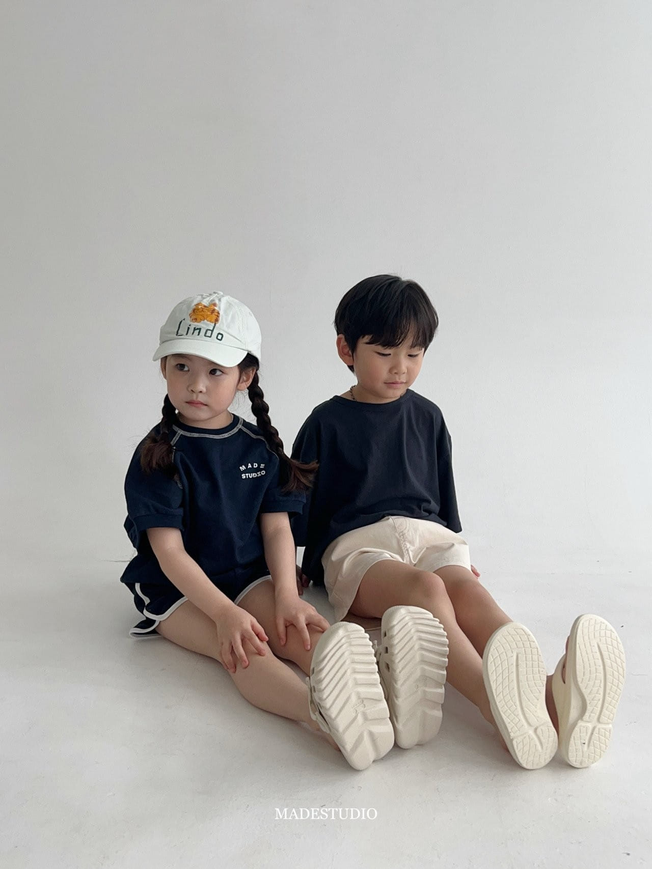 Made Studio - Korean Children Fashion - #stylishchildhood - Stitch Short Sleeve Sweatshirt - 10