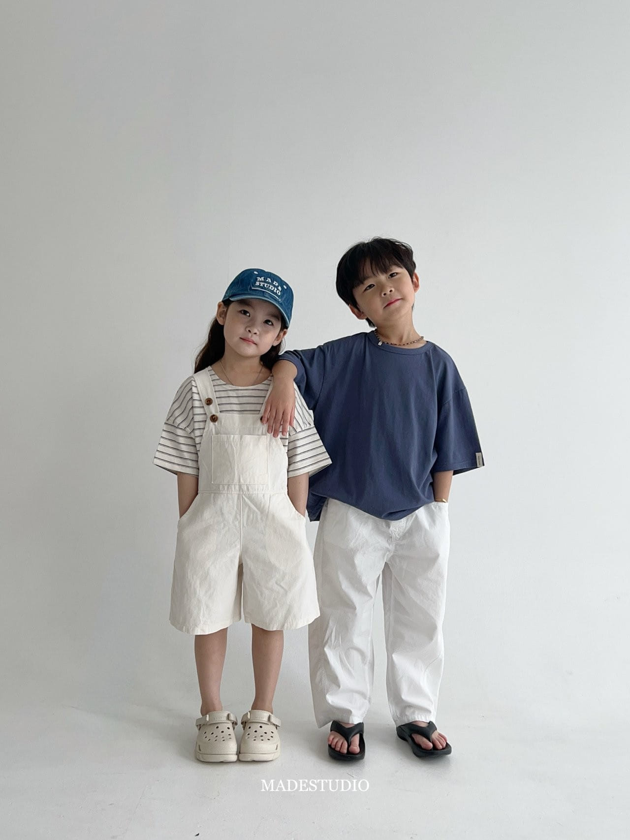 Made Studio - Korean Children Fashion - #stylishchildhood - Dungarees Pants - 8