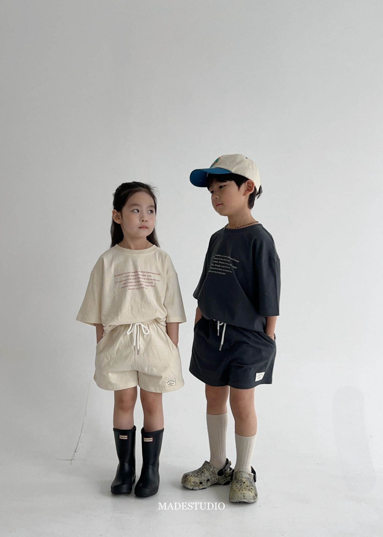 Made Studio - Korean Children Fashion - #stylishchildhood - Letter Tee - 3