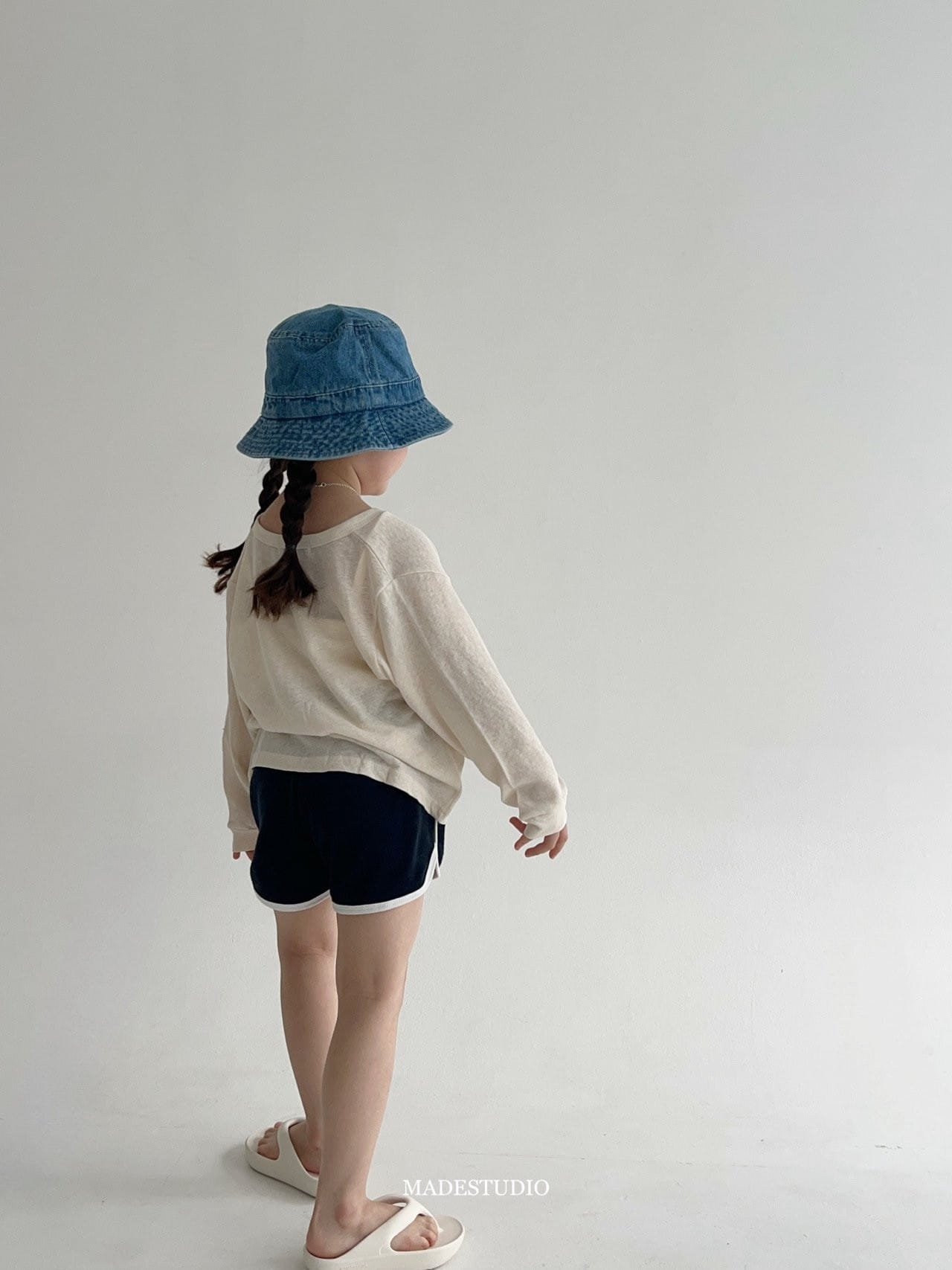 Made Studio - Korean Children Fashion - #todddlerfashion - Terry Shorts - 9