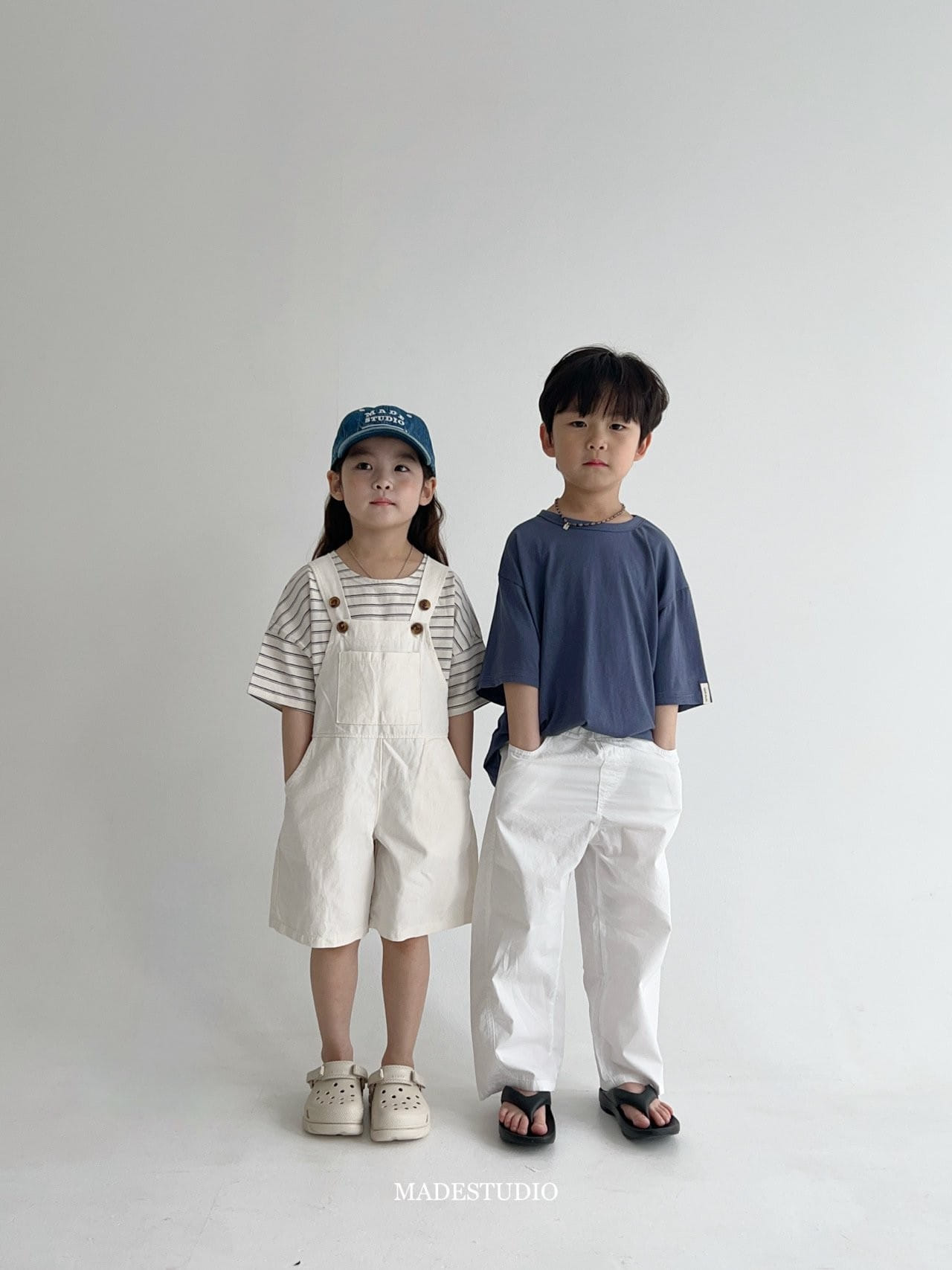 Made Studio - Korean Children Fashion - #toddlerclothing - Dungarees Pants - 7